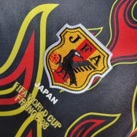 Retro Japan 1998 Goalkeeper Red Flame Jersey - Image 7